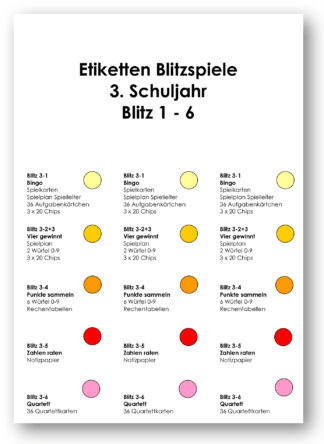 Blitze 3 Etiketten